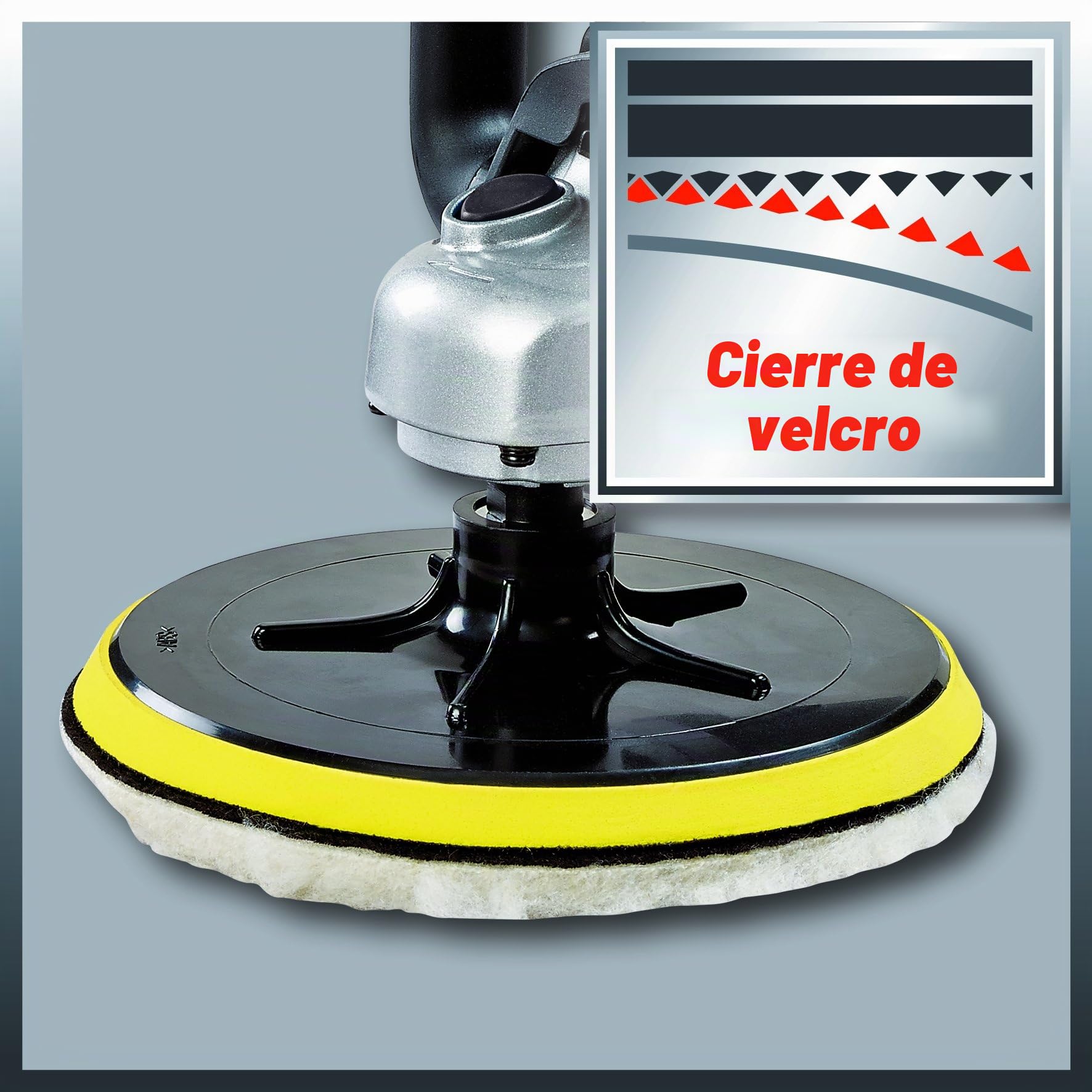 Einhell Pulidora lijadora para automóvil, 1100 W, 1000 3500 RPM, Color Rojo/Negro