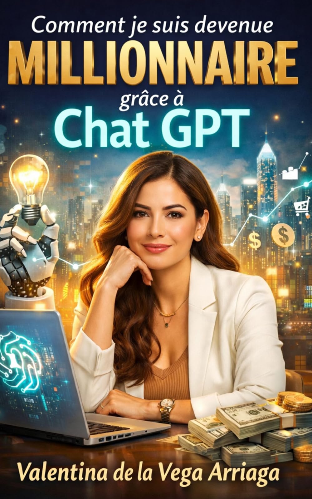 Comment je suis devenue millionnaire grâce à ChatGPT: Gagner de l’argent avec l’intelligence artificielle en partant de zéro : Méthode concrète pour ... digitales et la liberté financière