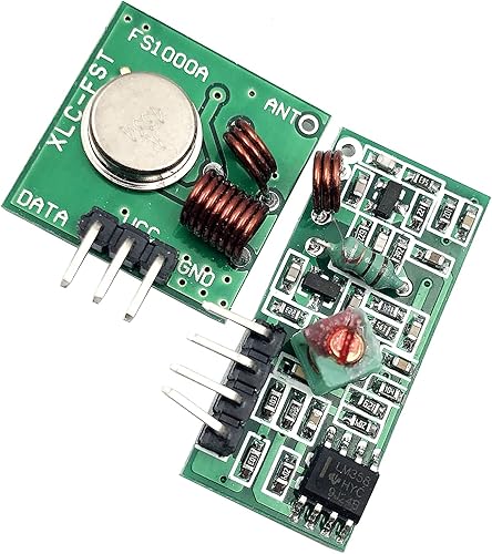 Miniatura 2 de FainWan 5 juegos de transmisor + receptor 433M Módulo transceptor súper regenerativo de alta frecuencia compatible con alarma antirrobo