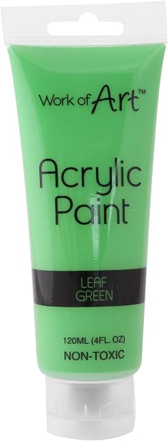 Work of Art 120 ml Acrylic Paint - Green ,6726