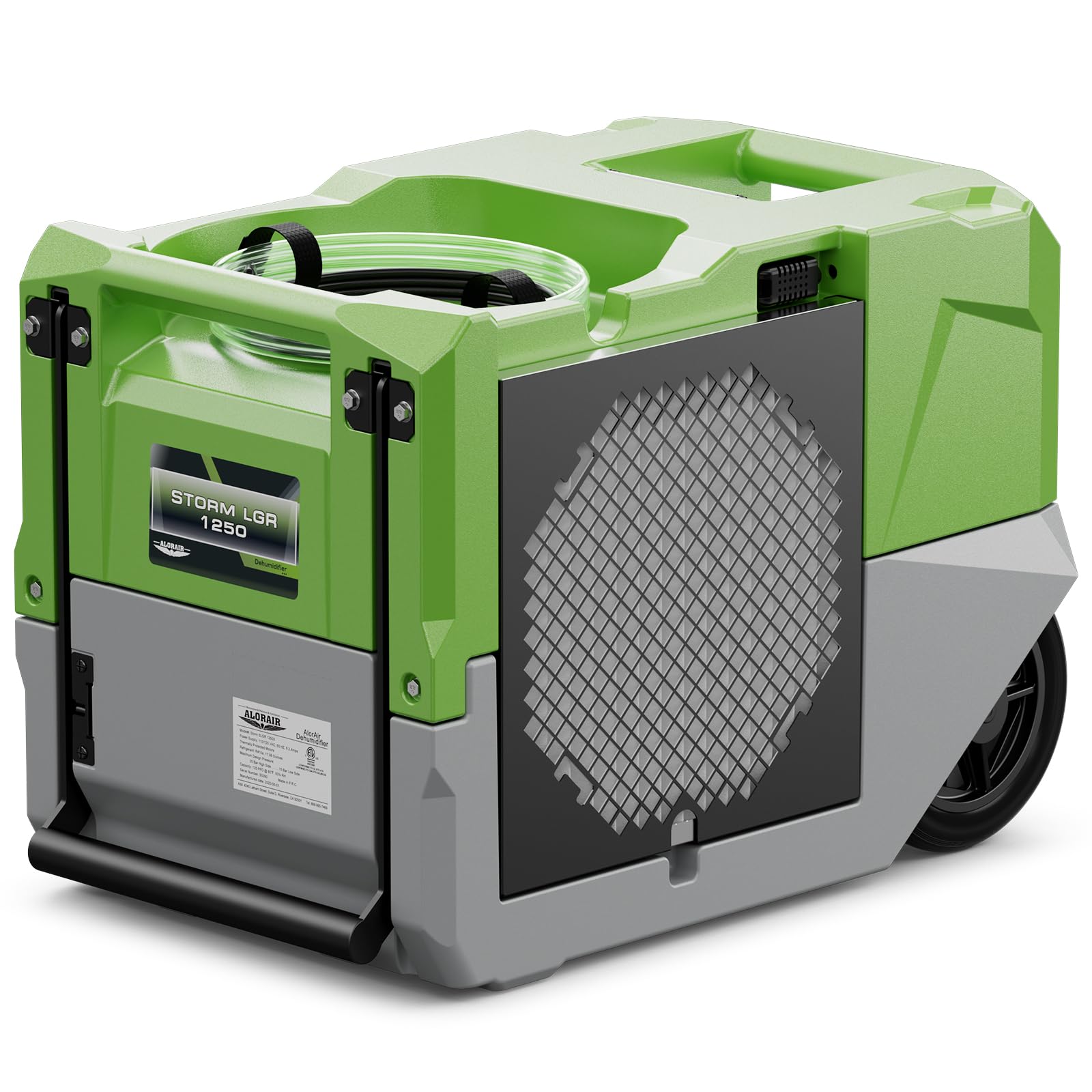 264 PPD Commercial Dehumidifier with Pump by ALORAIR – 264 Pints 3000 Sq. Ft, 264.0 pints, Polyethylene (PE), Green, Model LGR 1250