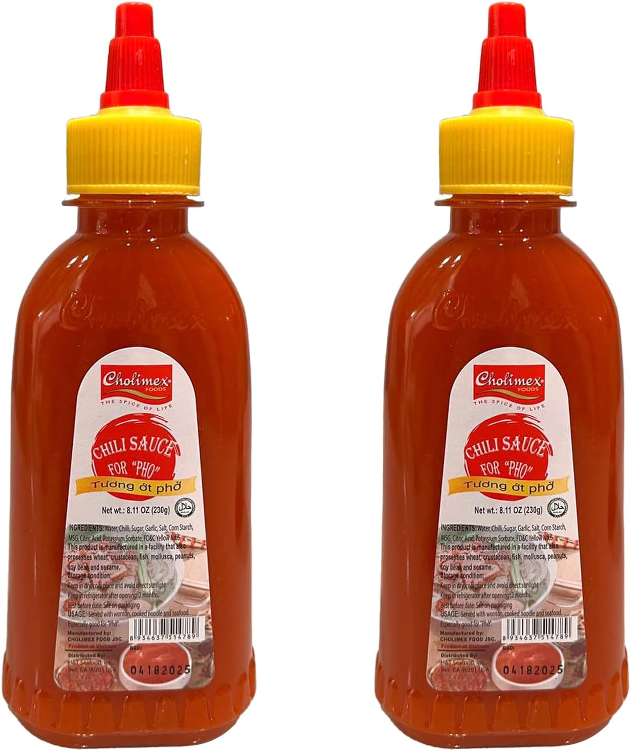 Cholimex Vietnamese Chili Sauce, Tuong Ot Pho, Hot Sauce