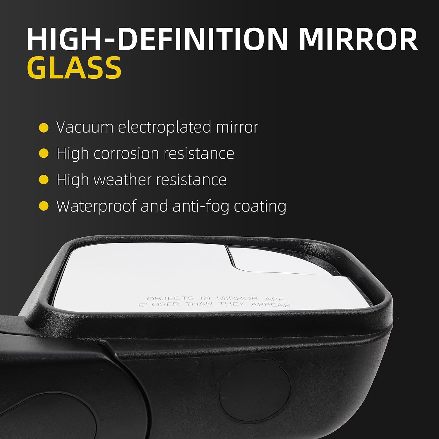 Dasbecan Right Passenger Side Door Mirror Compatible with 2009-2011 Ford Edge Manual Folding Non-Heated Replaces AT4Z17682AA FO1321371 Build Date To February 8 2011 Black (3Pins)