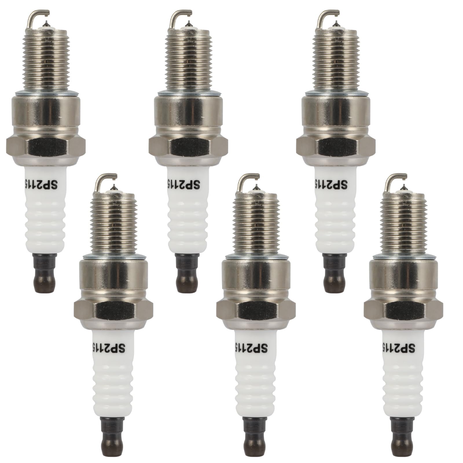 ECCPP Spark Plug Platinum Iridium Fit 1987-2000 for Dodge for Caravan,1988-1988 for Chrysler for Dynast Replacement for 2115 (6 Spark Plugs)