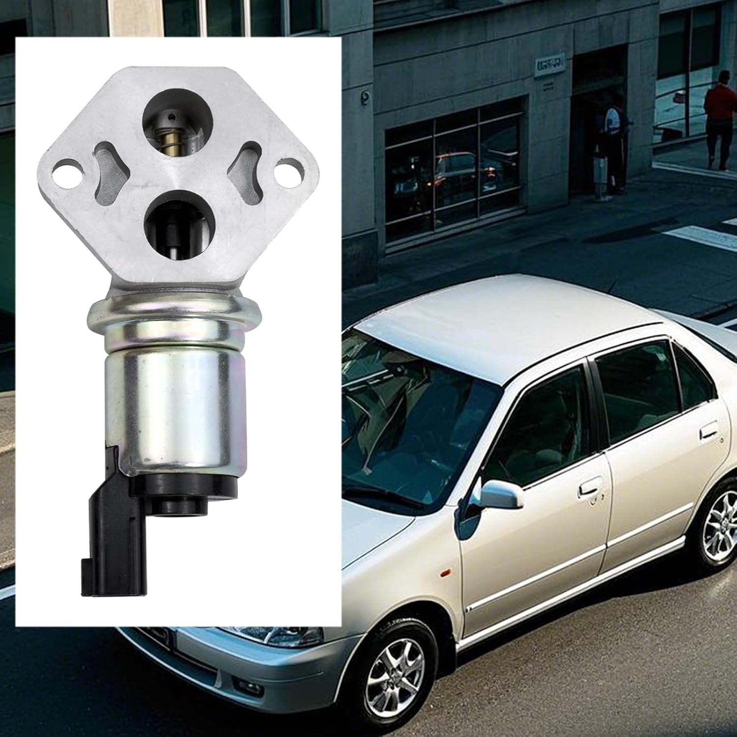 Fuel Injection Idle Air Control Valve Compatible with Suzuki Aerio 2002-2003 for Esteem 1999-2002 for Sidekick 1996-1998 1.8L 2.0L for Auxiliary Air Valve Replacement for 18137-77E00 18134-77E00