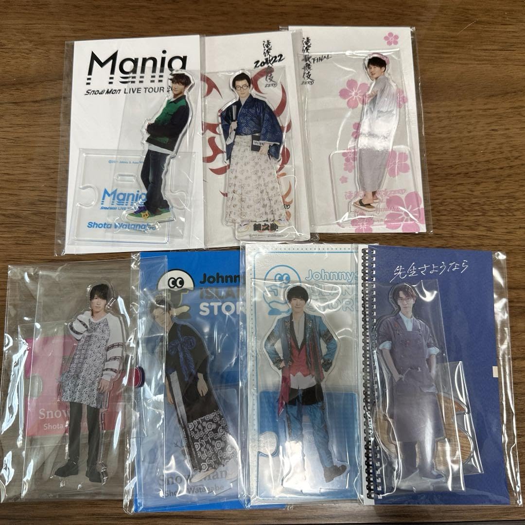 渡辺翔太 アクスタ セット Snow Man 渡辺翔太 アクスタセット - メルカリ