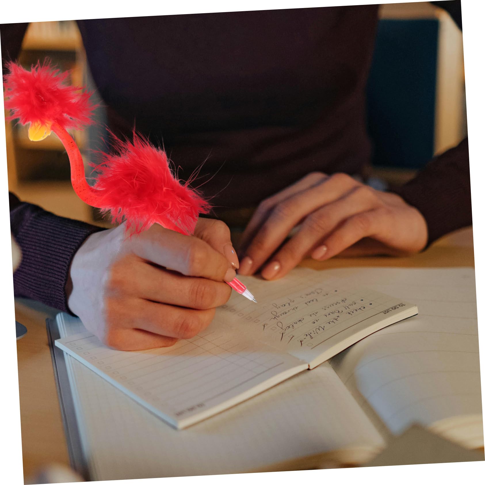 24pièces Stylos à Bille Autruche De Stylos Créatifs Pour Fournitures Écriture Amusantes Et Colorées Idéaux Pour École