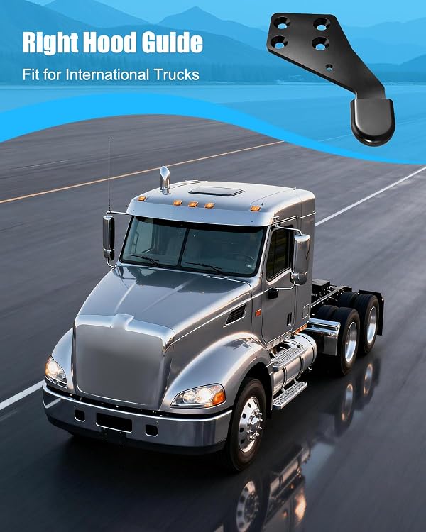 Hood Guide RH Fit for Select International Trucks HLK2733R 3810982C1 by WUMZIJ - Image 2