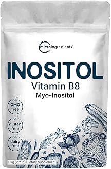 Micro Ingredients Pure Inositol Powder, 1kg (2.2lbs)