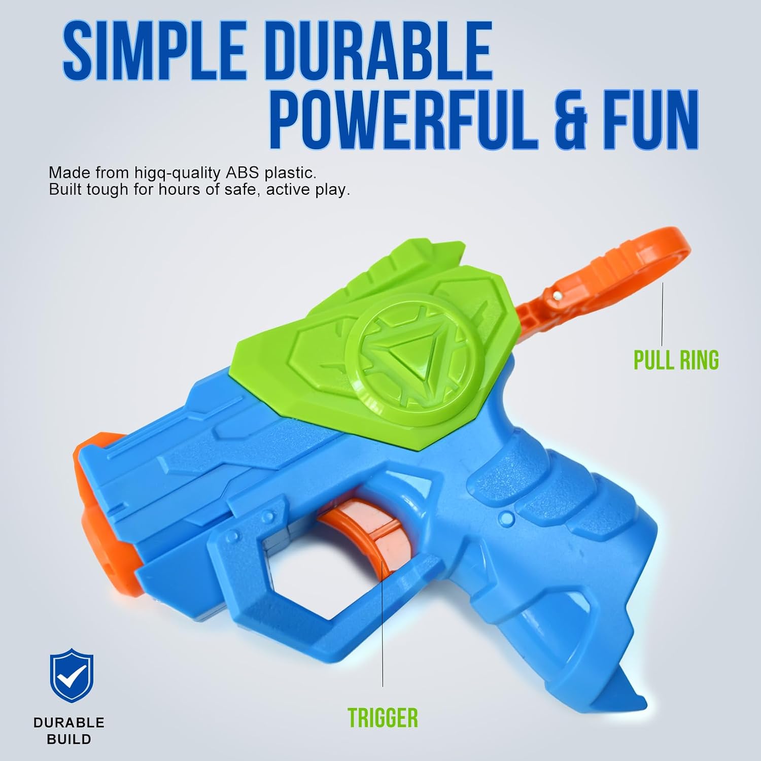 Dart Blaster 2 Pack, Includes 2 Blasters, 20 Soft Darts Compatible with Nerf Elite Darts for Nerf Party Outdoor Toys, Ages 8+
