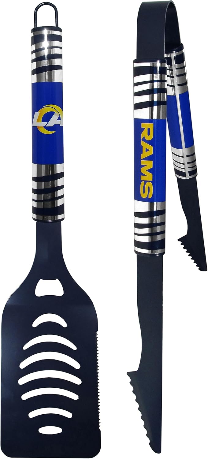 Siskiyou Sports NFL Los Angeles Rams 2 pc Color Tailgate BBQ Set Team Colors, One Size