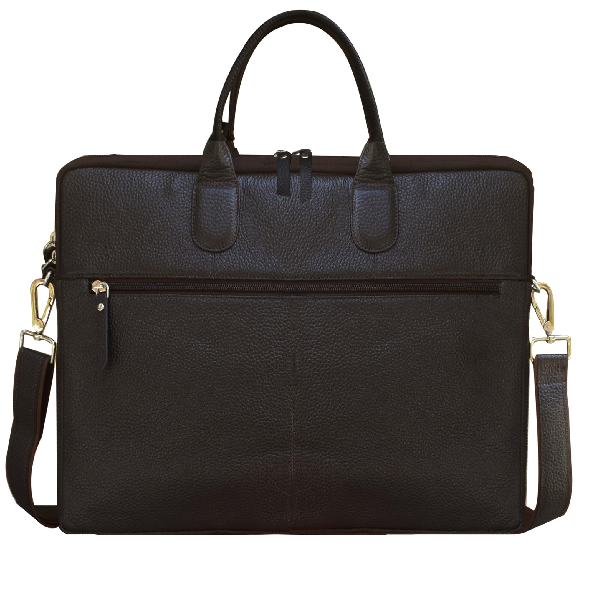 ABYS Genuine Leather 15.6 inch Coffee Brown Laptop/Messenger/Portfolio Bag For Men & Women (B0CBKTT9FN) Amazon Price History, Amazon Price Tracker