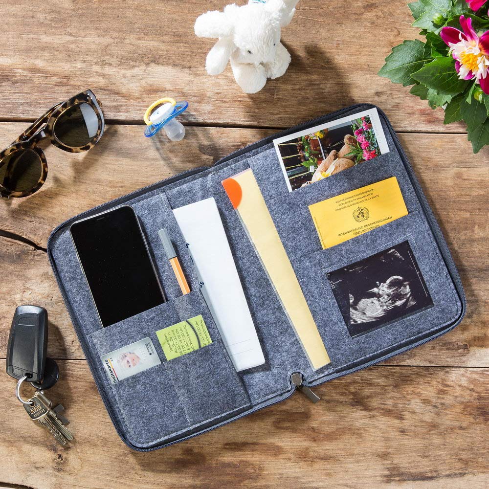 MAHEWA® Passaporto per mamma e figlio Austria in tessuto
