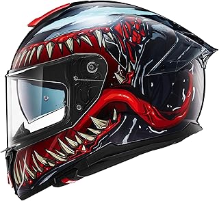ILM Dual Visor Motorcycle Full Face Helmet