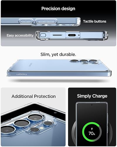 Spigen Ultra Hybrid Coque Compatible avec Samsung Galaxy S25 Ultra - Transparent - 7