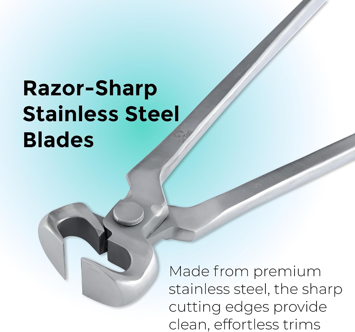 15" Hoof Nipper, Carbon Steel & Chrome Vanadium Farrier Tool for Horses – Durable, Sharp & Rust-Resistant