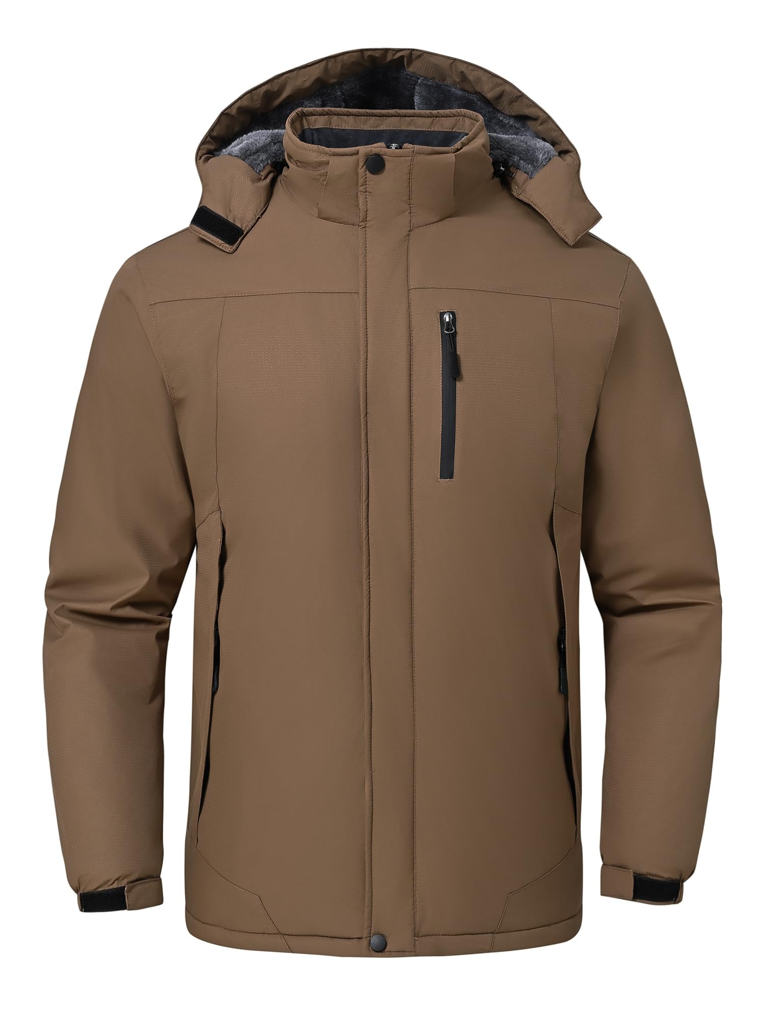 Mens Skiing Jacket Waterproof windproof Rain Jackets with Hood