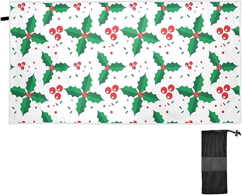 Miniatura 2 de Toalla de playa Evergreen de microfibra de secado rápido, toalla de viaje de gran tamaño a prueba de arena, para adultos, mujeres, niñas, niños,