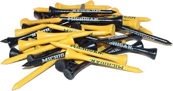 Team Golf NCAA Unisex-Adult Team Golf NCAA 2-3/4" Golf Tees, 50 Pack, Regulation Size, Multi Team Colors