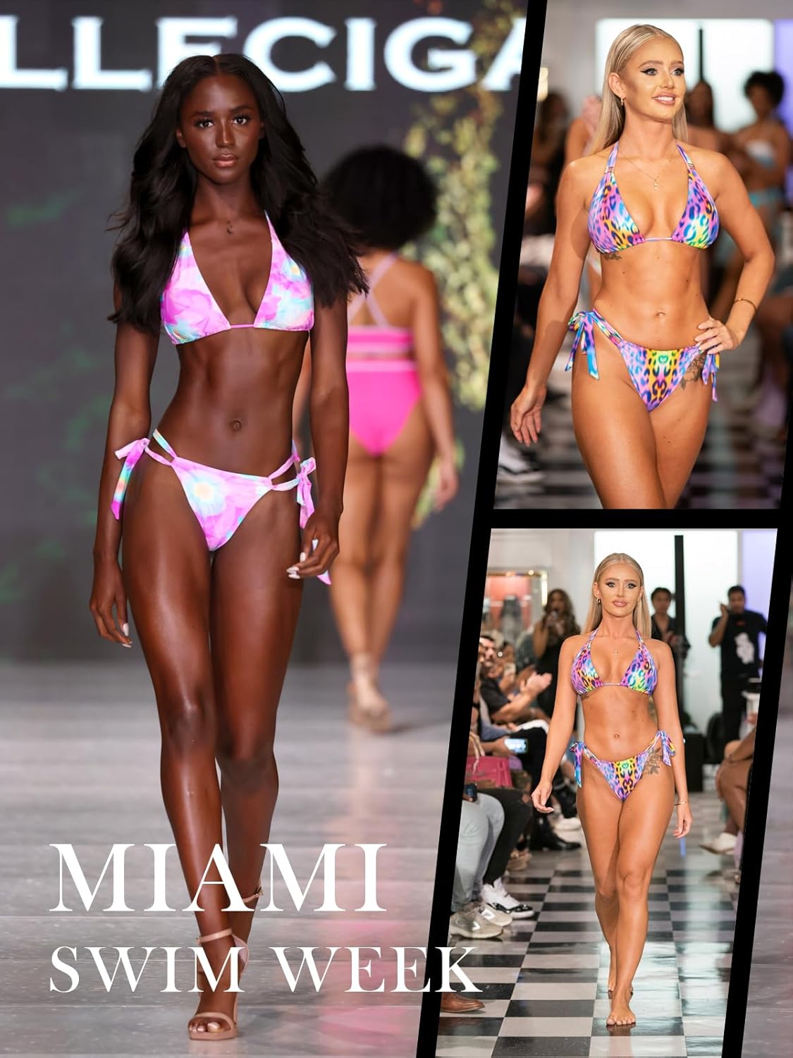 RELLECIGA Women Triangle Bikini Set Push up High Cut Thong 2 Piece Swimsuit - Image 4