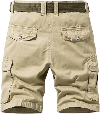 Men's Cargo Shorts Casual Cotton Summer Outdoor Work Short