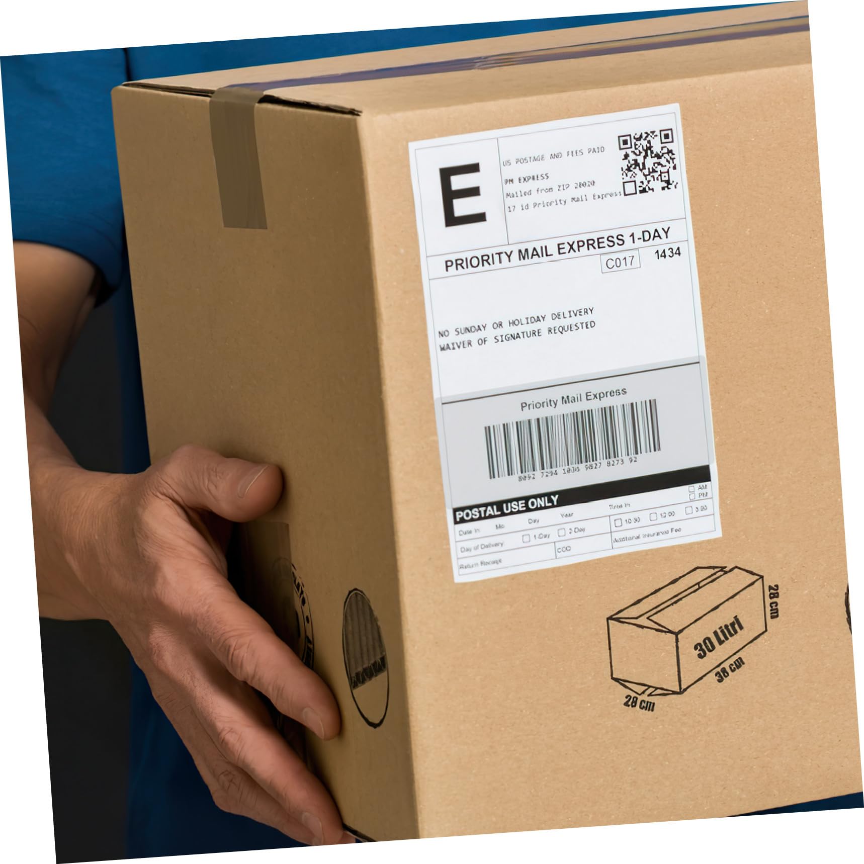 Gadpiparty Etichette Adesive Trasparenti PVC 52X103 MM Alta Definizione per Codici a Barre Biblioteca, 500 Pezzi per Ufficio e Negozi