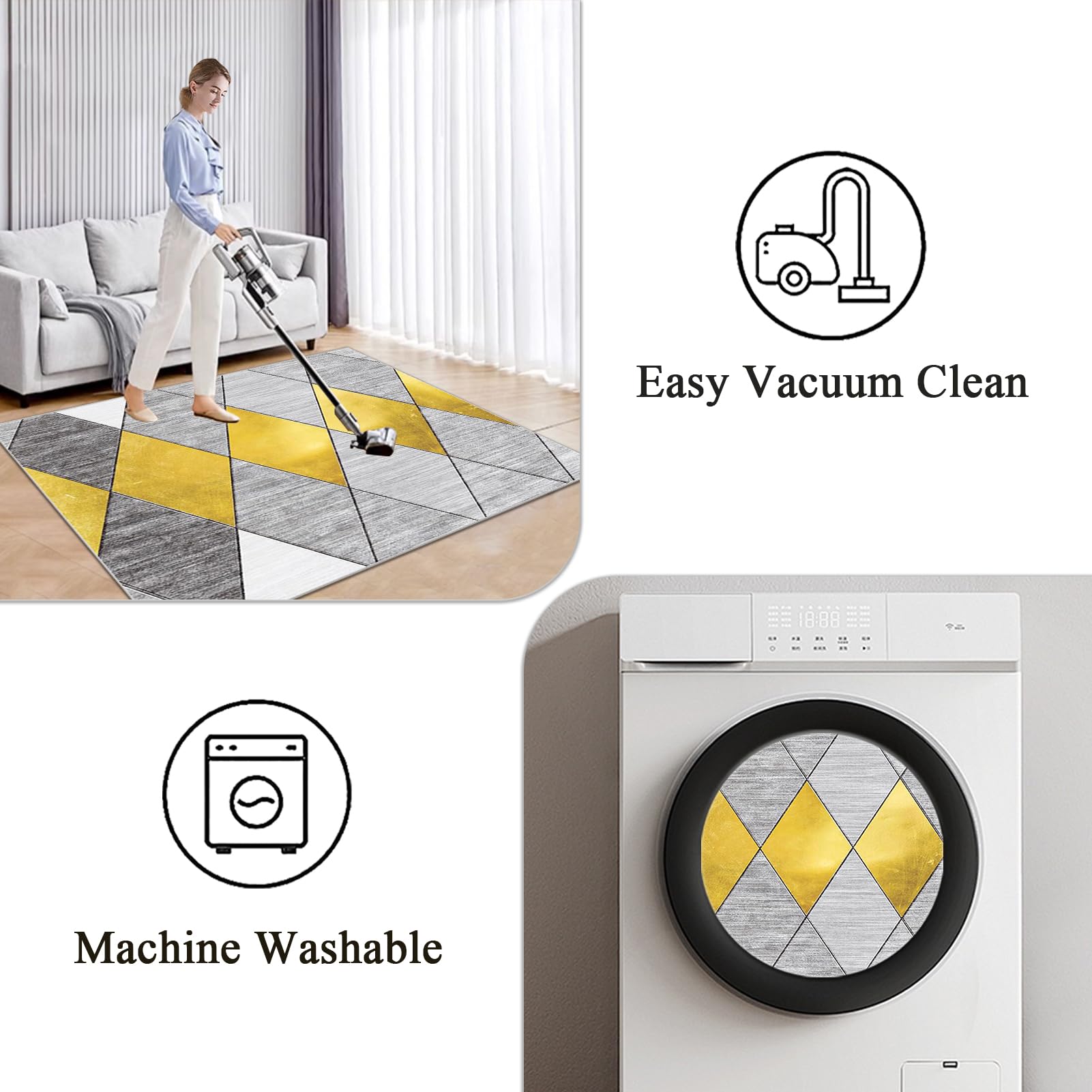 Heavy Du - Tappetino antiscivolo per pavimenti, 150 x 180 cm, ideale per ufficio e auto, antiscivolo, perfetto per la casa e per i lavoratori