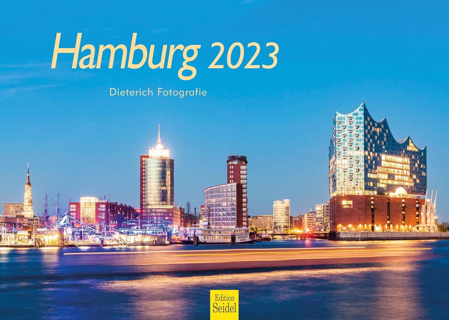 Hamburg Premium Kalender 2023 DIN A4 Wandkalender Deutschland Hafen 