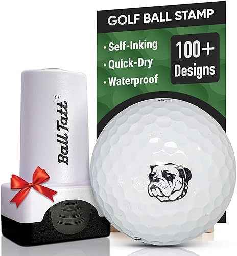 Miniatura 8 de Ball Tatt - Sello de pelota de golf, sello de pelota de golf, marcadores de sellos de pelotas de golf autoentintados, herramienta de marcado de