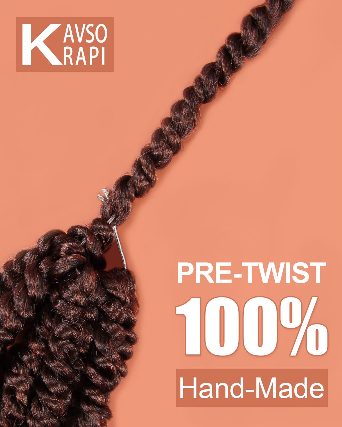 Passion Twist Hair,30 Inch Passion Twist Braiding Hair,Long Pre Looped Crochet Twist Jumbo Pre-twisted Two Strand Braids 8 Packs (T350/Ombre Ginger Red)