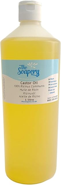 Castor Oil - 1 Litre - Pure and Cold Pressed