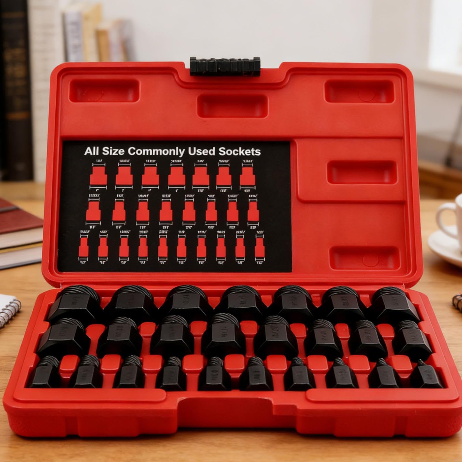 Set Estrattori Utensili per Riparazione Teste Esagonali Multi- | Set da 25 Pezzi per Rimuovere e Viti Spelate Rotte per Fissaggi Auto Mobili Danneggiati