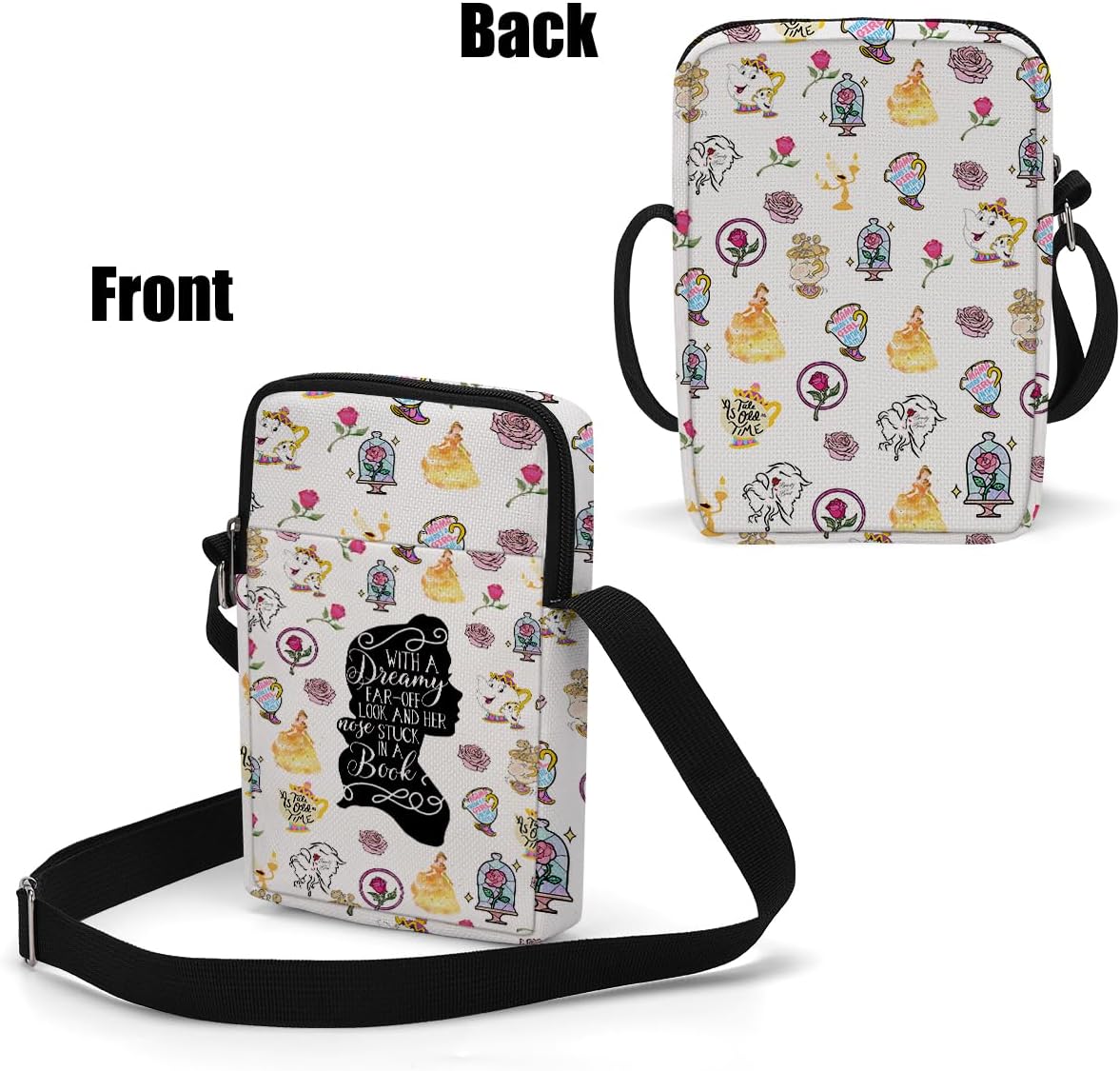 Anime Fans Cute Cross Body Bag Anime Gifts Phone Bag Shoulder Bags Adjustable Shoulder Straps Sling Bag Japanese Gifts - Image 4