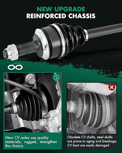 Miniatura 93 de SCITOO Eje CV Conjunto de eje delante izquierda derecha para Honda Odyssey 3.5L,para Honda Ridgeline 3.5L 2005-2014 60-1009