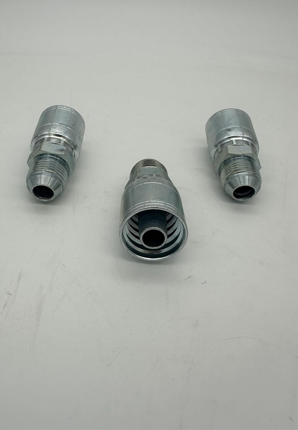 MJ-08-10 Crimp Fitting, 1/2" Hose x 5/8" Male JIC 37° Flare (10)
