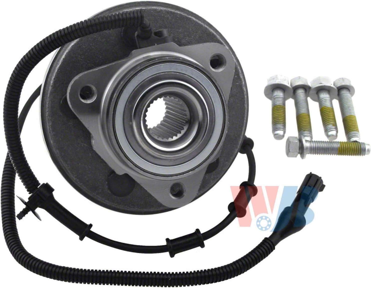 WJB WA515050HD Heavy Duty Version Heavy Duty Version Front Wheel Hub Bearing Assembly Cross Timken SP470200 Moog 515050 SKF BR930456, 1 Pack