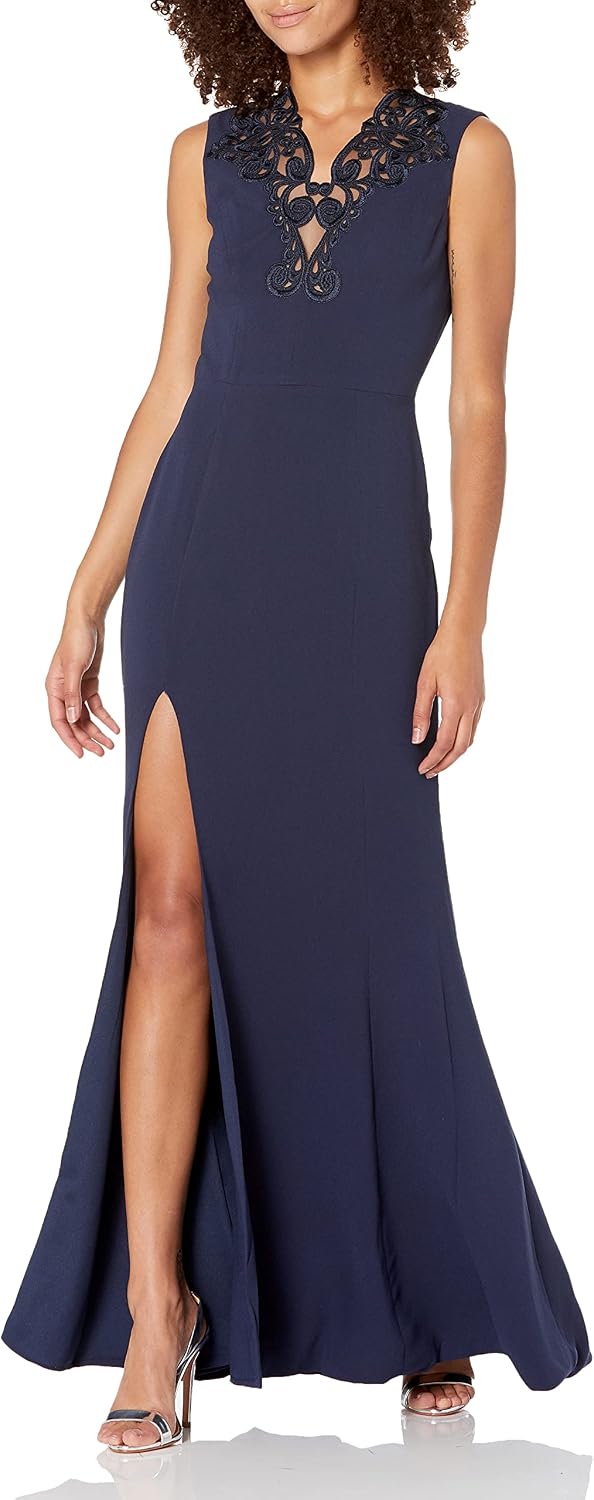 Stretch Sleeveless Gown Dress 