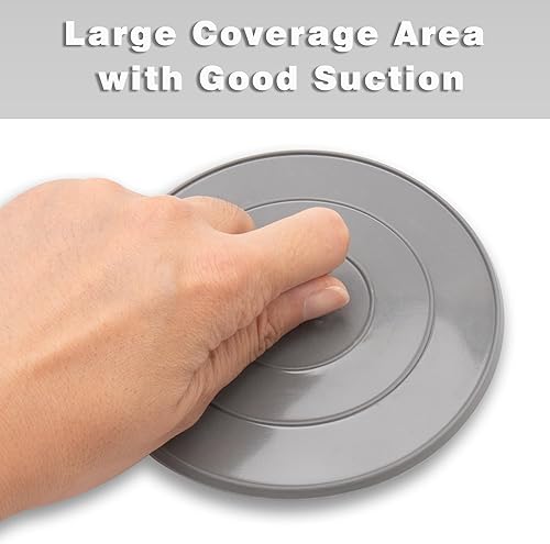 Miniatura 3 de Tapón de silicona para tina, paquete de 4 unidades, tapón de drenaje grande para bañera, cubierta plana para fregadero de cocina, tapón de drenaje,