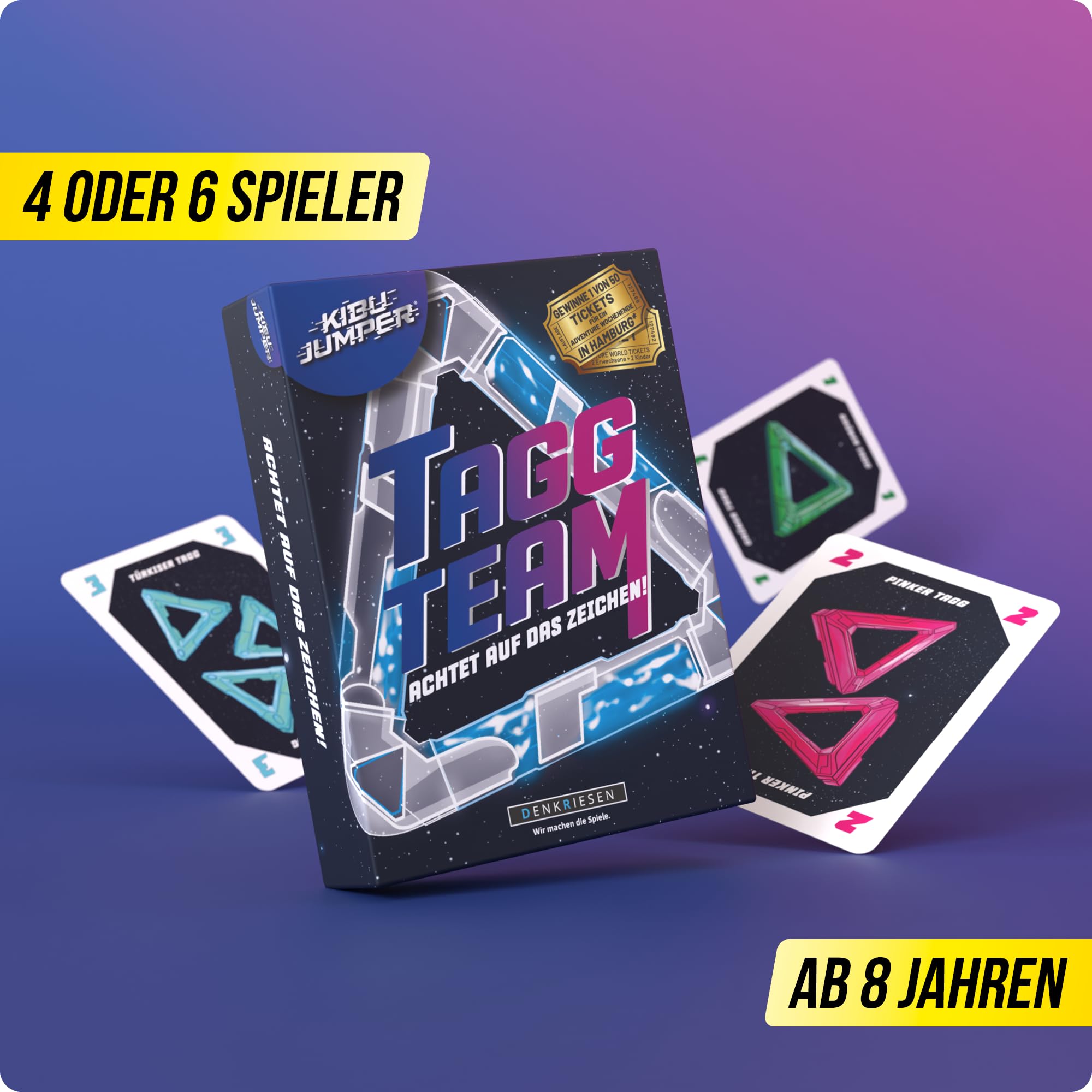 DENKRIESEN - KIBU JUMPER® - Tagg Team - "Achtet auf das Zeichen!": Achtet auf das Zeichen!, White, Reiseformat - Image 3