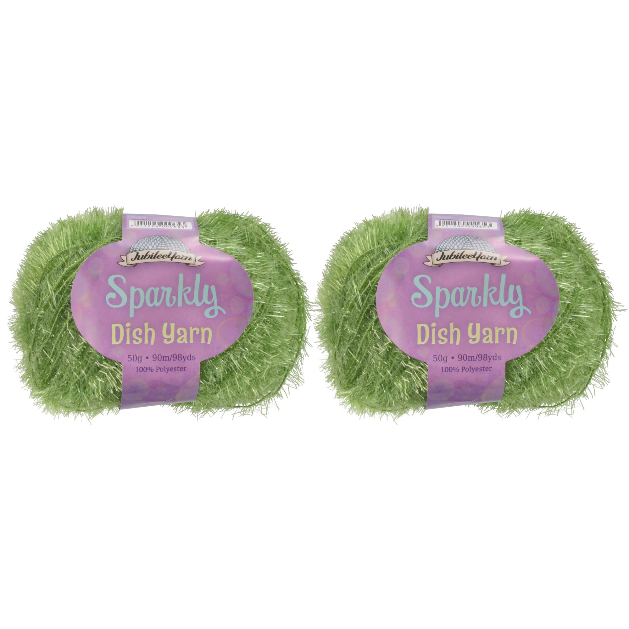Lana brillante Worsted Weight Dish Scrubby verde lima 103 de alta resistencia textil