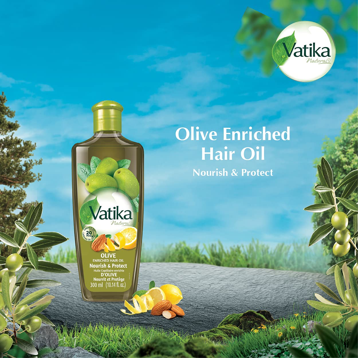 Dabur Vatika Naturals Olive Enriched Hair Oil 200 ml