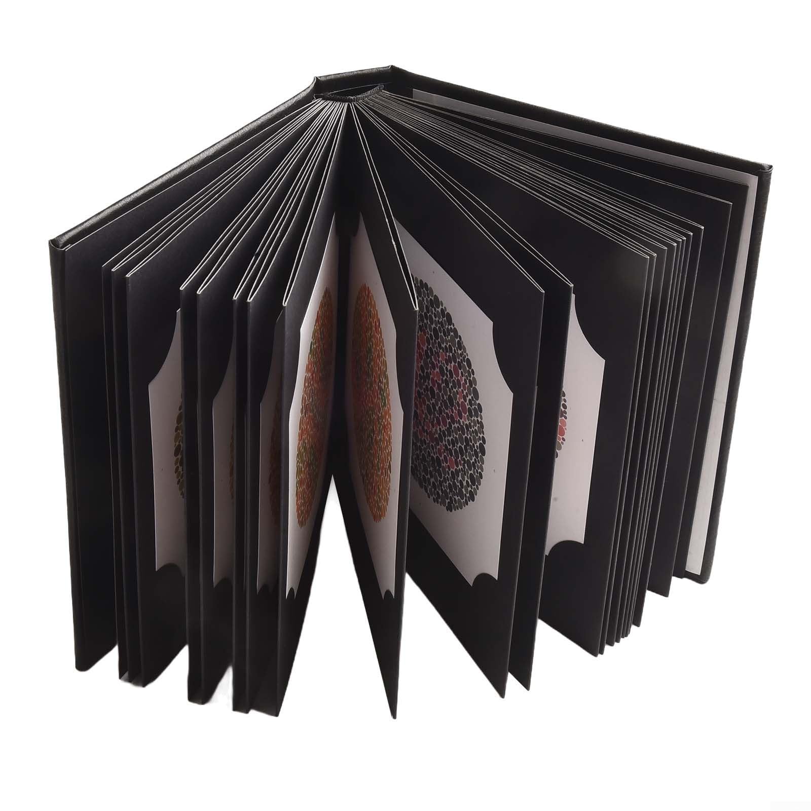 Ishihara - Libro di test di optometria con design unico dell'album, include 38 piastre di prova essenziali