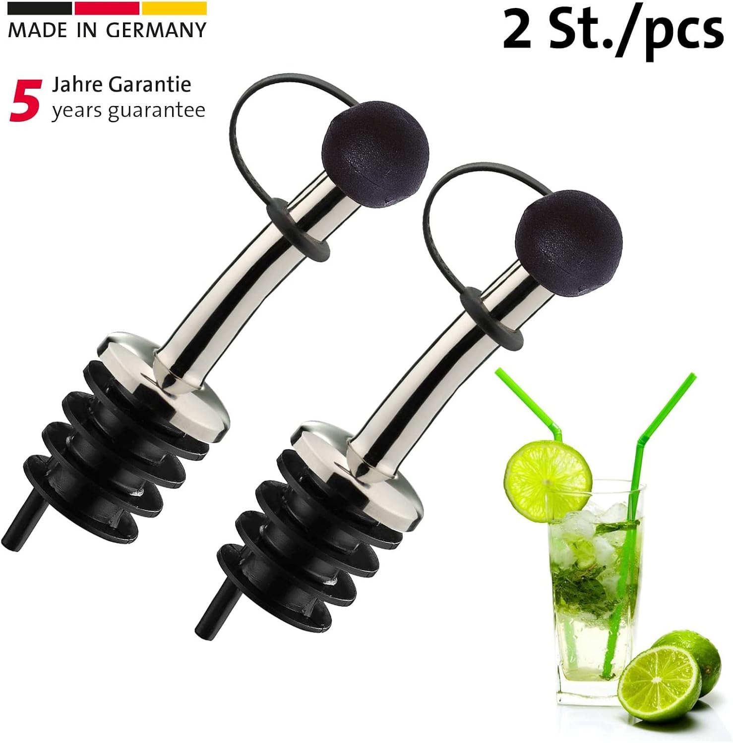 Westmark 2 Piece Pourers"Classic-Standard", Silver
