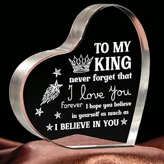 Gifzy Gifts for Boyfriend, Valentines Day Gifts, Anniversary I Love You Gift for Him Boyfriend, Men's Heart Shaped Acrylic Price In India