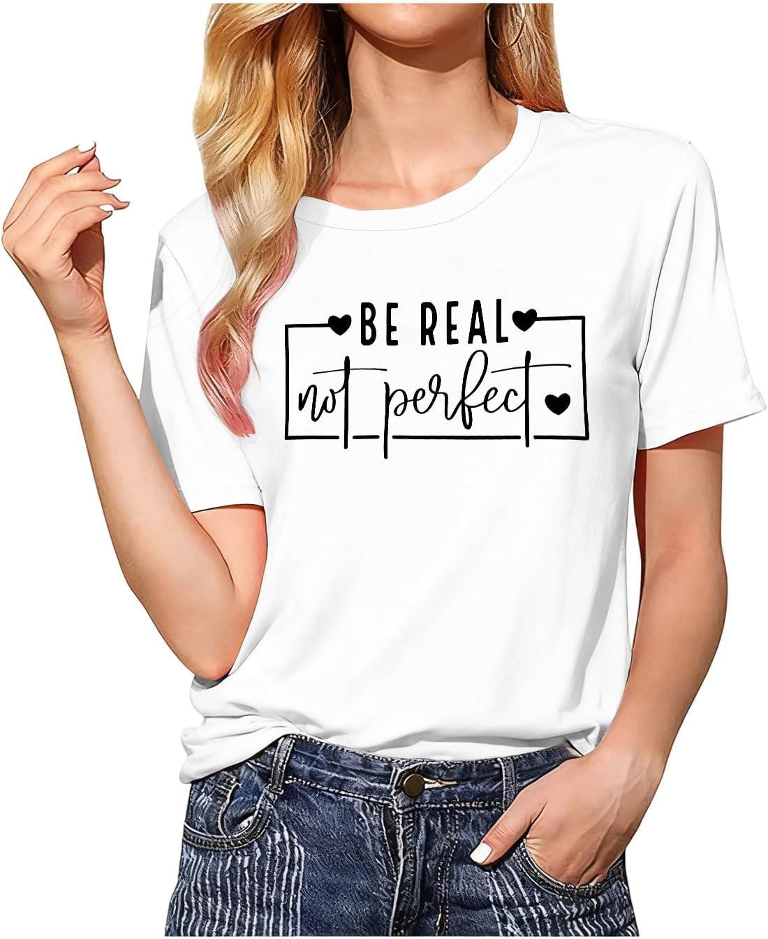 QLIPIN Women's T Shirt Boho Graphic Loose Tees Short Sleeve Casual Inspirational Tops - Image 7