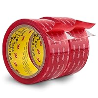 Vista 14 de 3M Cinta de montaje de doble cara VHB 0.5 x 15.4 pies 0.025 pulgadas de grosor, color blanco 4930, cinta adhesiva de espuma impermeable resistente