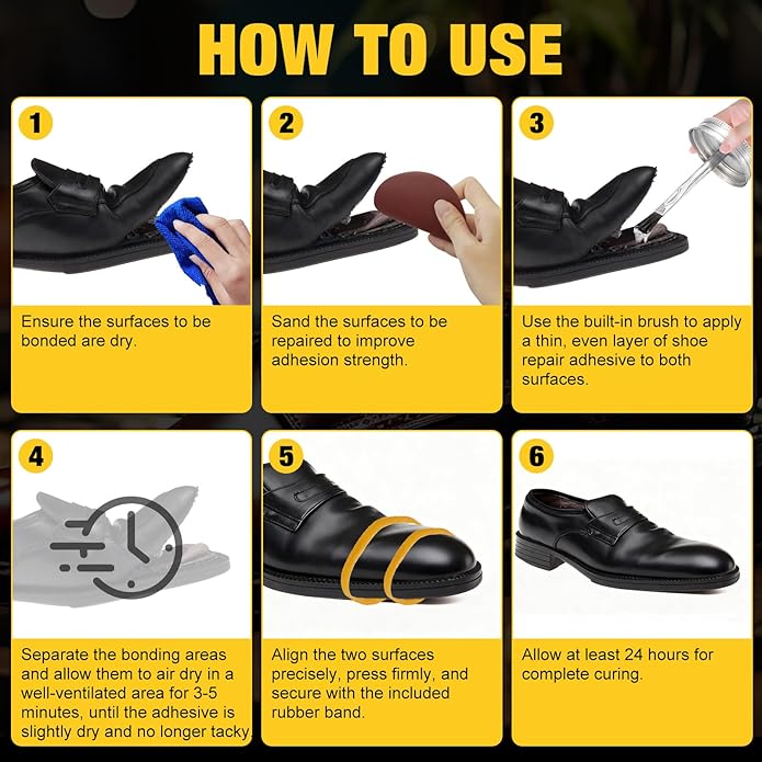 Pegamento para zapatos, 170 g, transparente, impermeable, flexible, secado rápido miniatura 6