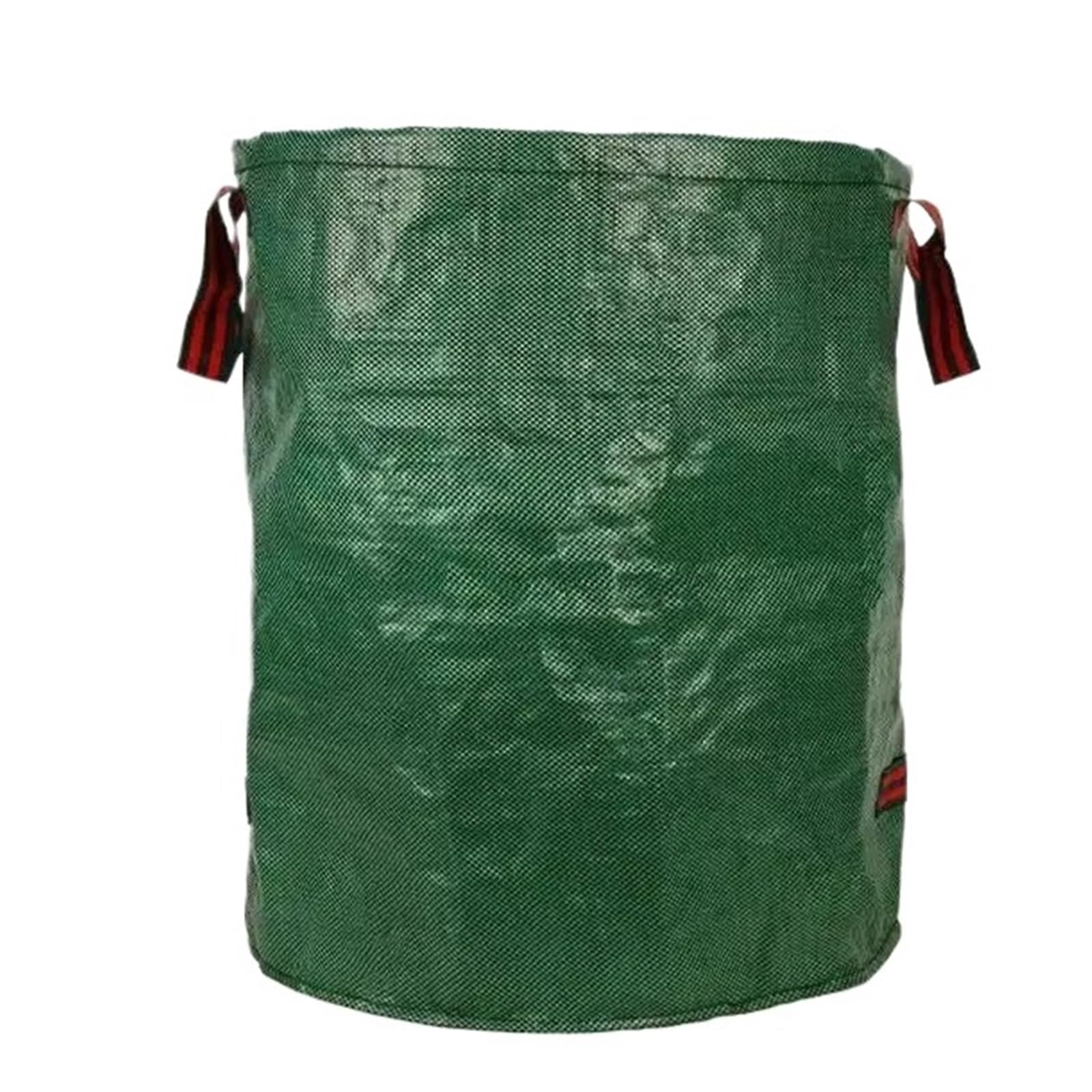 Bolsa tejida de hojas jardín, organizador almacenamiento limpieza al aire libre, recolector basura plantas Bolsa para hojas