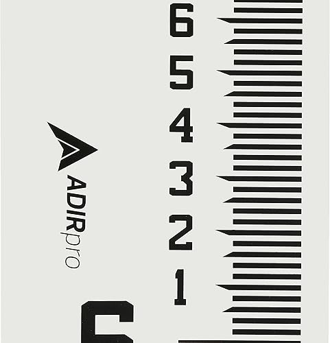 Vista 61 de AdirPro Medidor de flujo de 4 pulgadas de ancho, medidor de profundidad de agua de fibra de vidrio resistente, medidores de flujo