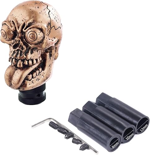 Miniatura 5 de Pomo de palanca de cambios, palanca de cambios, transmisiones para la mayoría de automóviles, camiones, SUV (cobre)